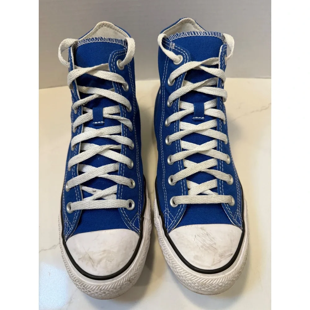 Converse Chuck Taylor All Star High Top Blue Sneakers Mens 9 Wos 11